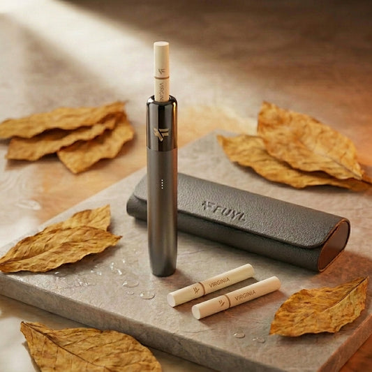 Kit Nuvia Grey powered by FUYL com dispositivo grafite, case grafite em couro e refil Virginia